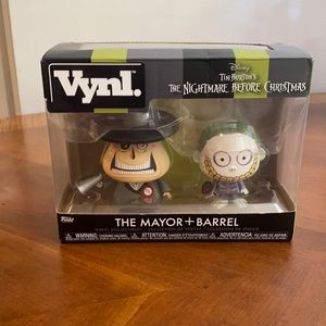 The nightmare before Christmas Vynl. The Mayor & Barrel